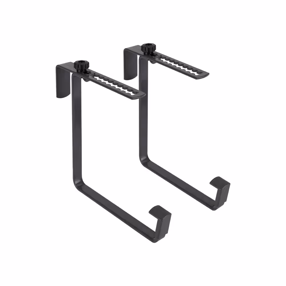 Suport jardiniera Green Basics, din metal, culoarea antracit