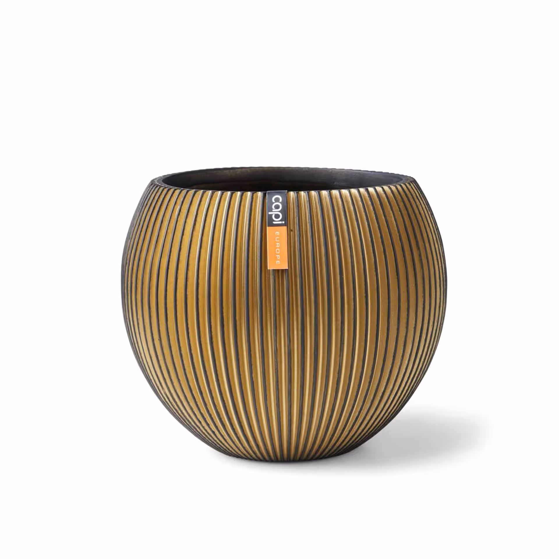 Masca de ghiveci premium cu forma sferica Groove 18x15cm